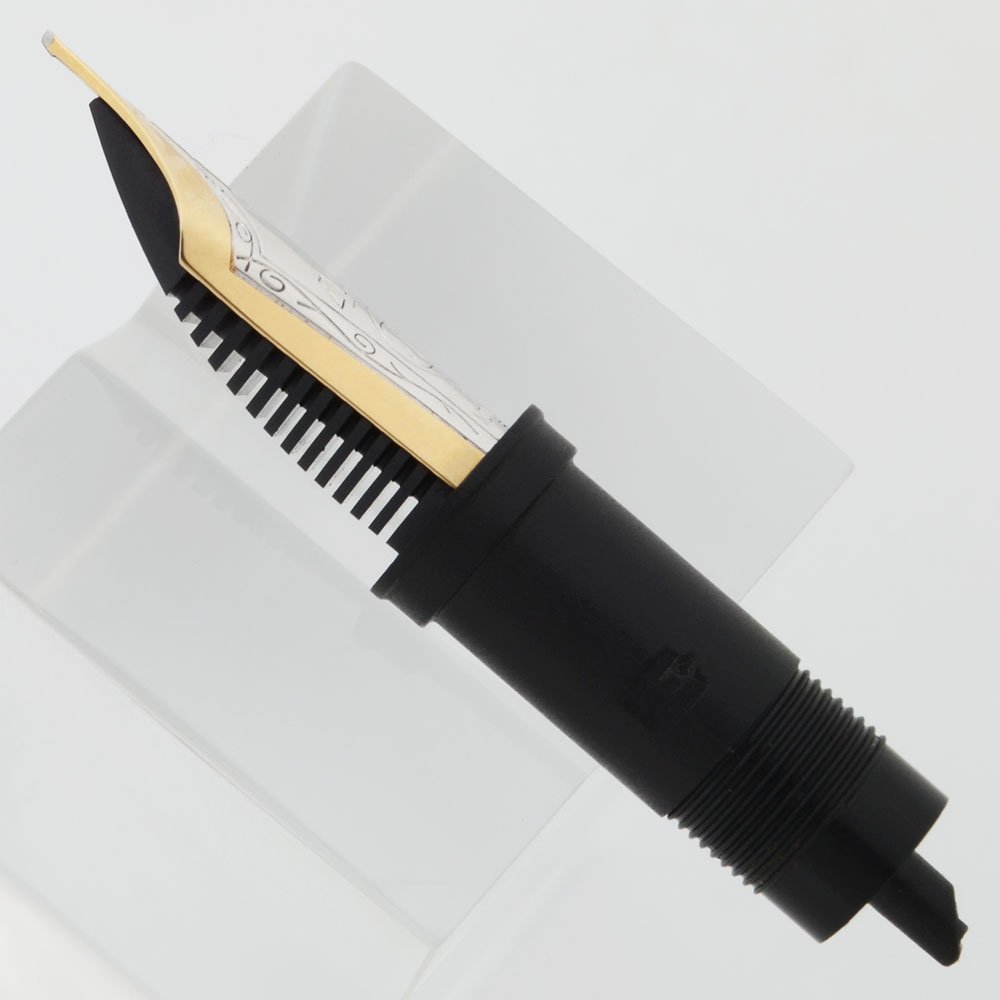 Montblanc 14k Fine Cursive Italic Nib, Rhodium Plated - Configured